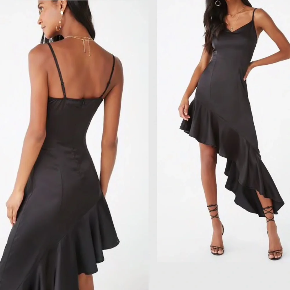 BNWT Satin Hi-Lo Cocktail Dress - Picture 2 of 5